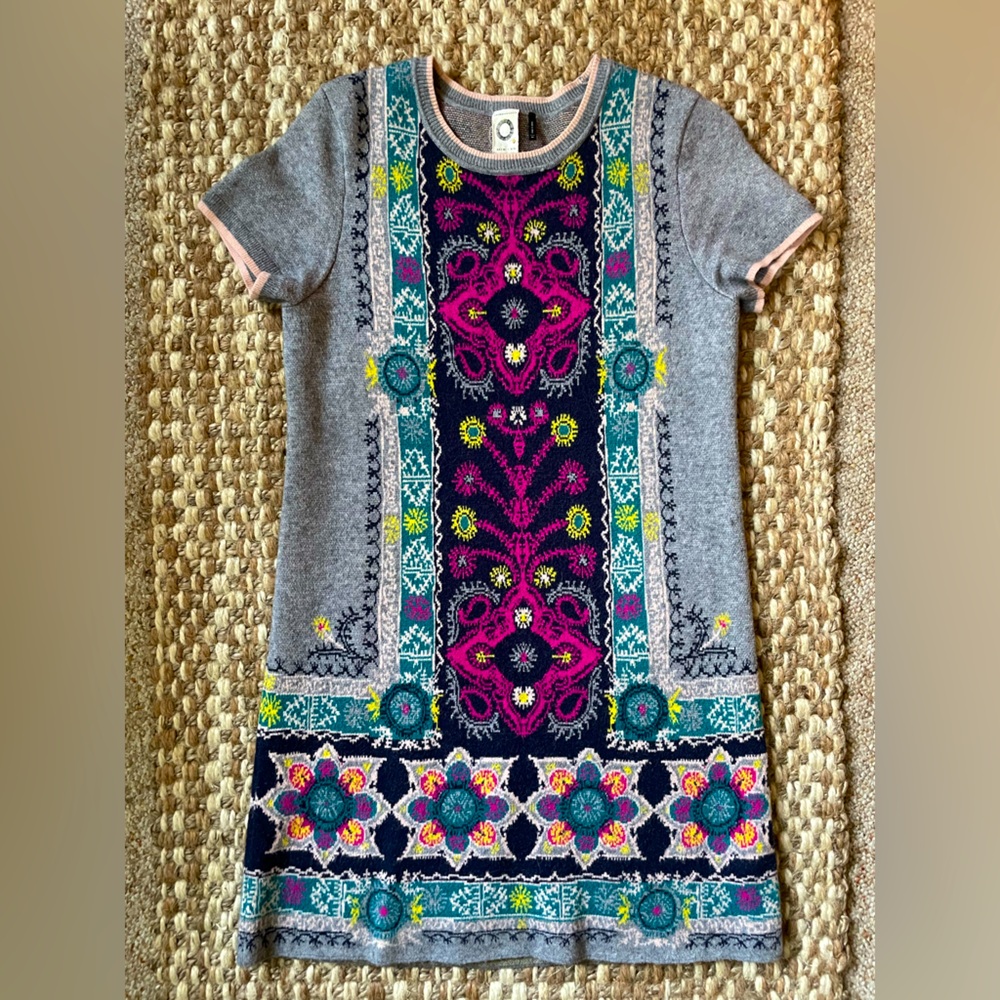 Winter wool dress from Anthropologie.